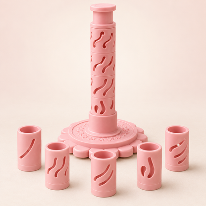Stack & Press Clay Flower Maker Set for Kids