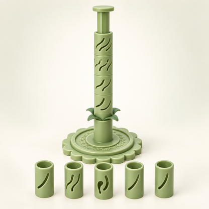 Stack & Press Clay Flower Maker Set for Kids