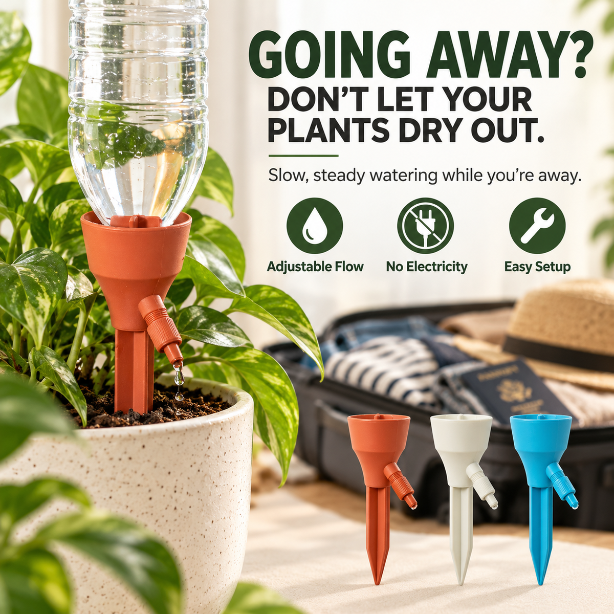 Go on Vacation. Your Plants Won't Even Notice