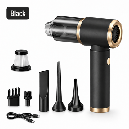Household portable handheld vacuum cleaner for window gaps and hair dryer