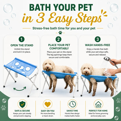 Cat Grooming Hammock, Pet Paw Bathing Wash Hammock Stand Bath For Dogs, Cats