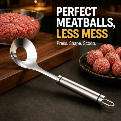 🥩 Stainless Steel Meatball Maker Spoon with Scoop 🥄