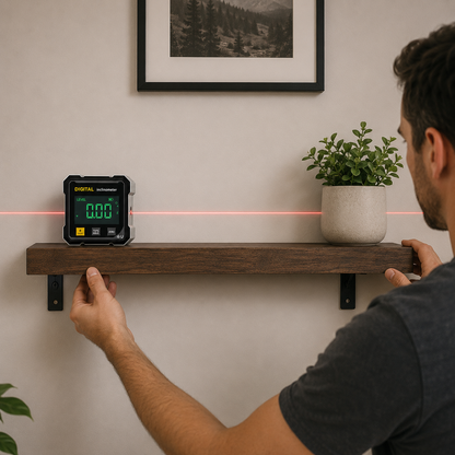 🎯 Digital Laser Angle Finder with Magnetic Base – Get It Straight the First Time