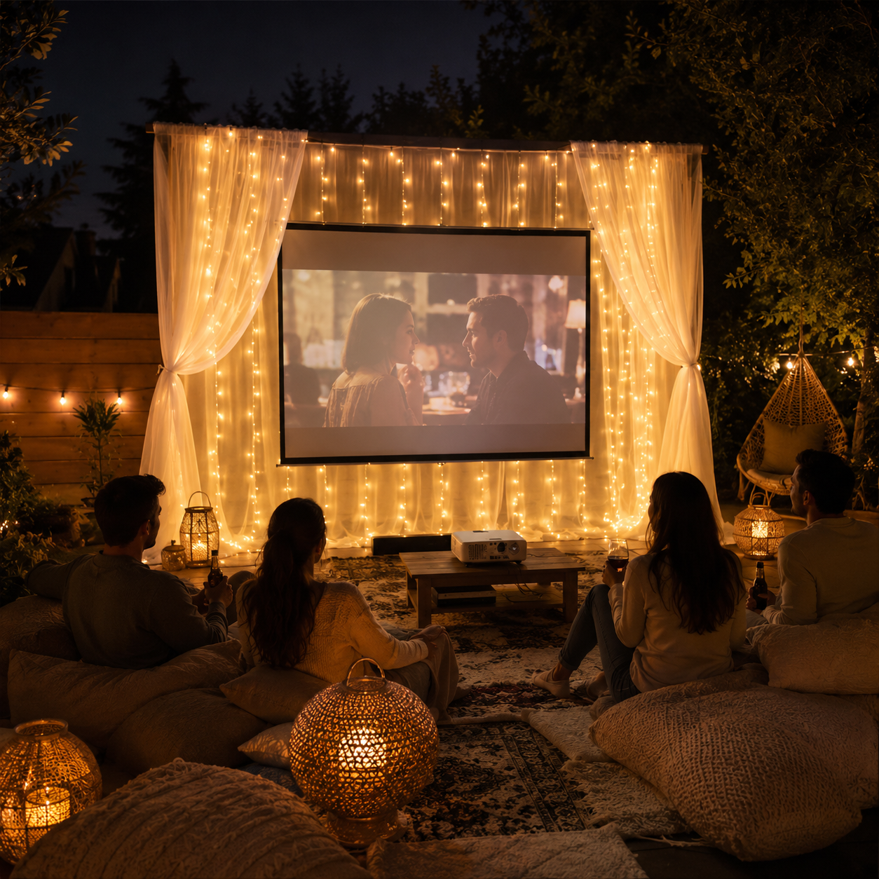 ❤️Dreamy Tulle Curtain Lights Set