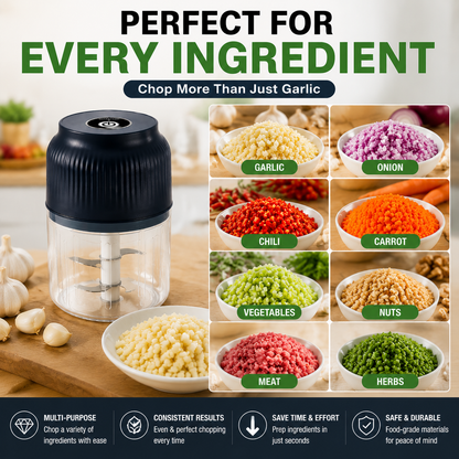 🔥50% off on the last day| 😩 Still Chopping Garlic by Hand? This Kitchen Gadget Does It in 3 Seconds
