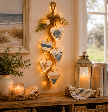 🤎 Hanging Heart Wall Decor-Bring Rustic Warmth Into Your Home