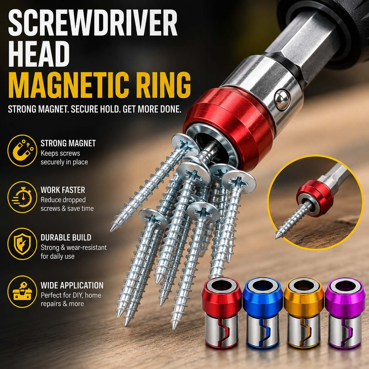 🔩Screwdriver Head Magnetic Ring