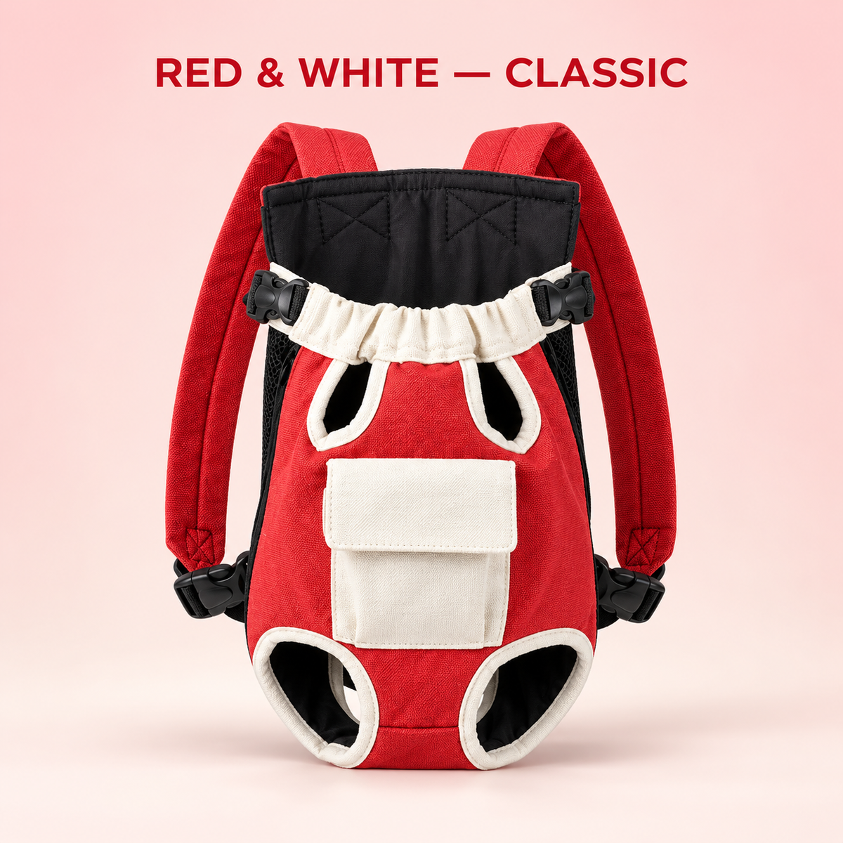 Hands-Free Front Pet Carrier for Small Dogs & Cats