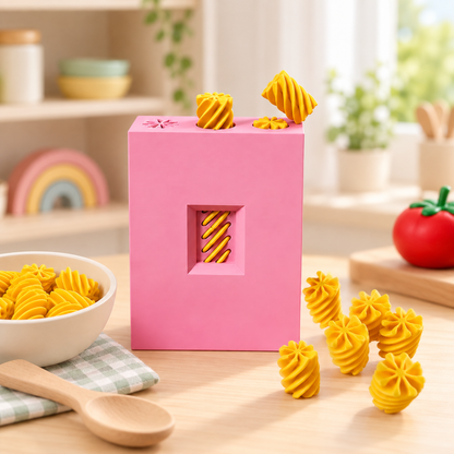 🥣3D Pretend Food Play Set – Interactive Pasta Kitchen Toys
