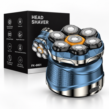 🪒 7D Rotary Head Shaver Kit — Waterproof & Easy to Use