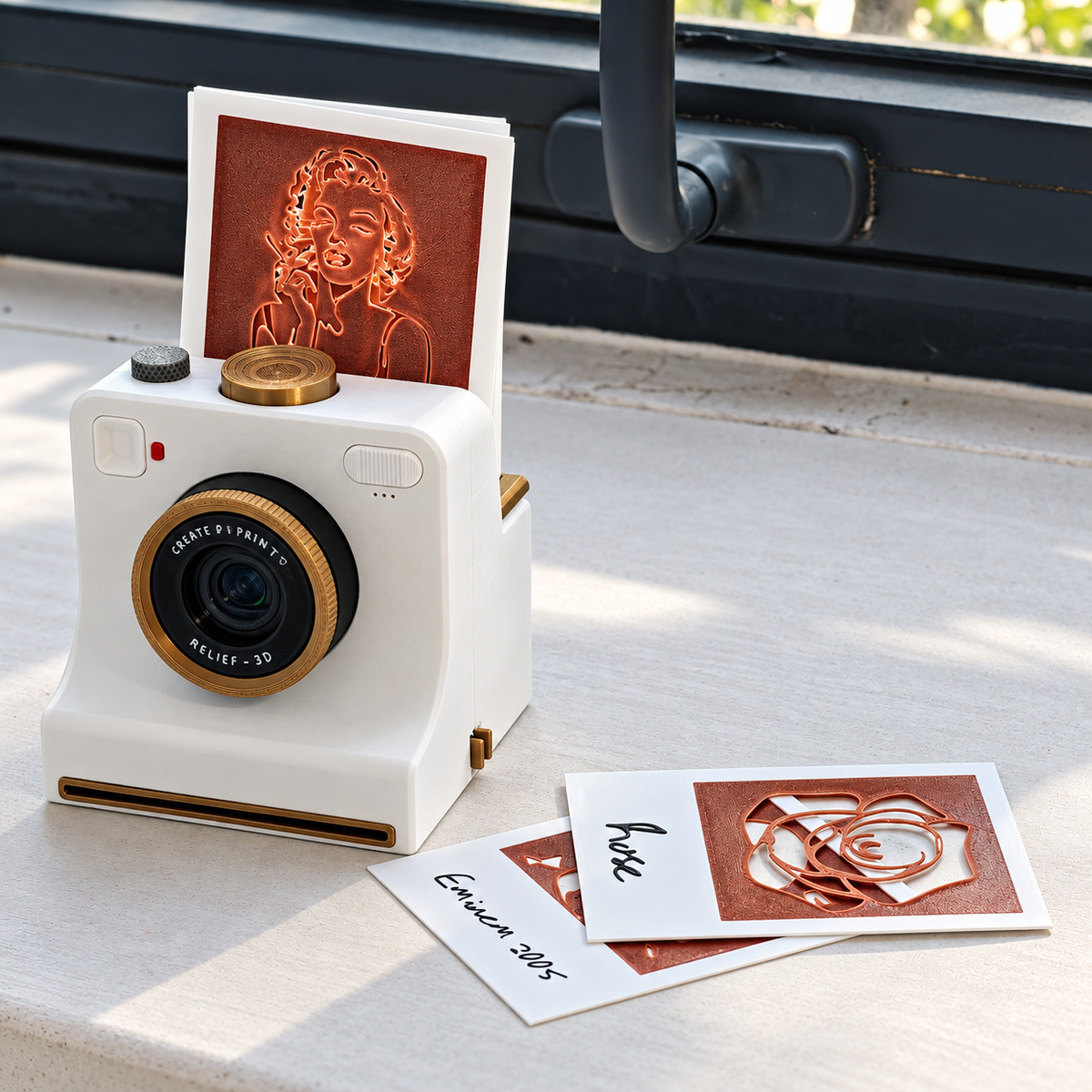 ☕ Retro Coffee Art Camera – Create Fun Coffee Designs with a Simple Press