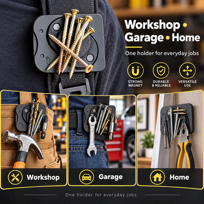 Magnetic Tool Holder Belt Clip | Strong Hands-Free Tool OrganizerMagnetic Tool Holder Belt Clip | Strong Hands-Free Tool Organizer
