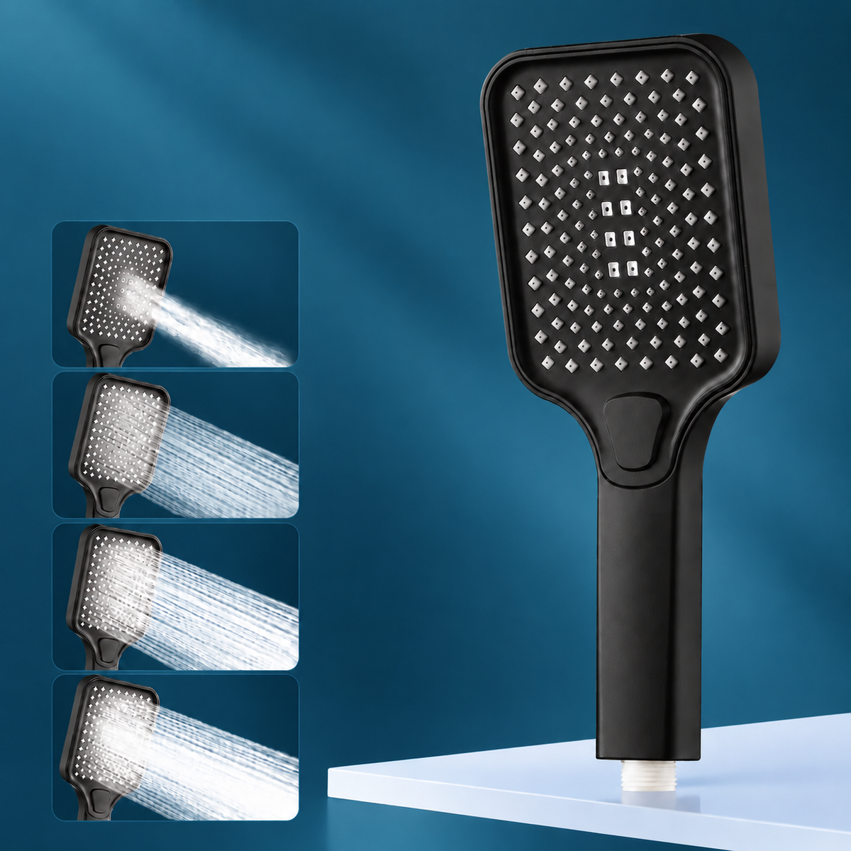 🚿 Tired of Weak Water Pressure? 4-Mode High-Pressure Handheld Showerhead