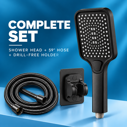 🚿 Tired of Weak Water Pressure? 4-Mode High-Pressure Handheld Showerhead