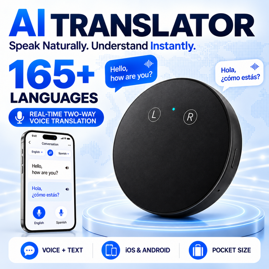 AI Translator for 165+ Languages – Real-Time Two-Way Voice & Text