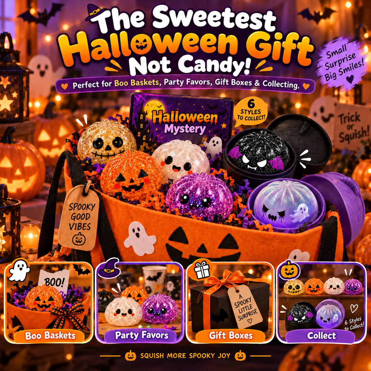 🎃Limited Stock 50% Off Halloween Mystery Dumpling Squishy