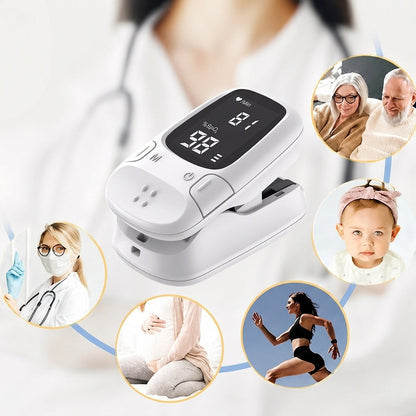 💙Portable Digital Wellness Device – 🩺Compact Design, One-Touch Operation & Easy-to-Read Display