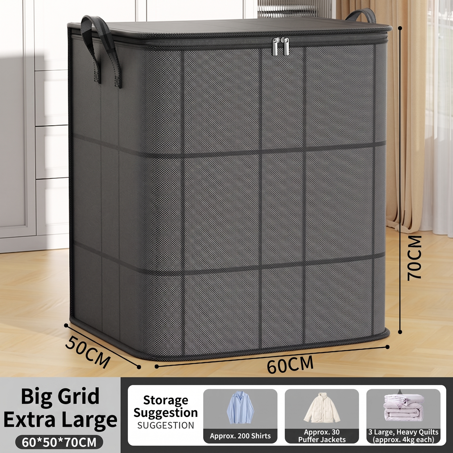 Declutter Your Closet with This Spacious Storage Bag