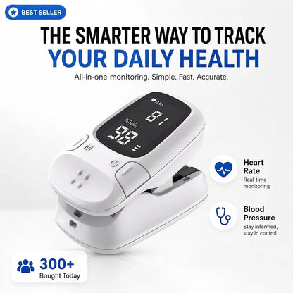 💙Portable Digital Wellness Device – 🩺Compact Design, One-Touch Operation & Easy-to-Read Display