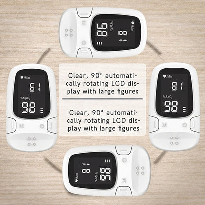 💙Portable Digital Wellness Device – 🩺Compact Design, One-Touch Operation & Easy-to-Read Display