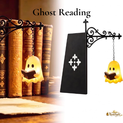 Ghost Bookshelf Lantern