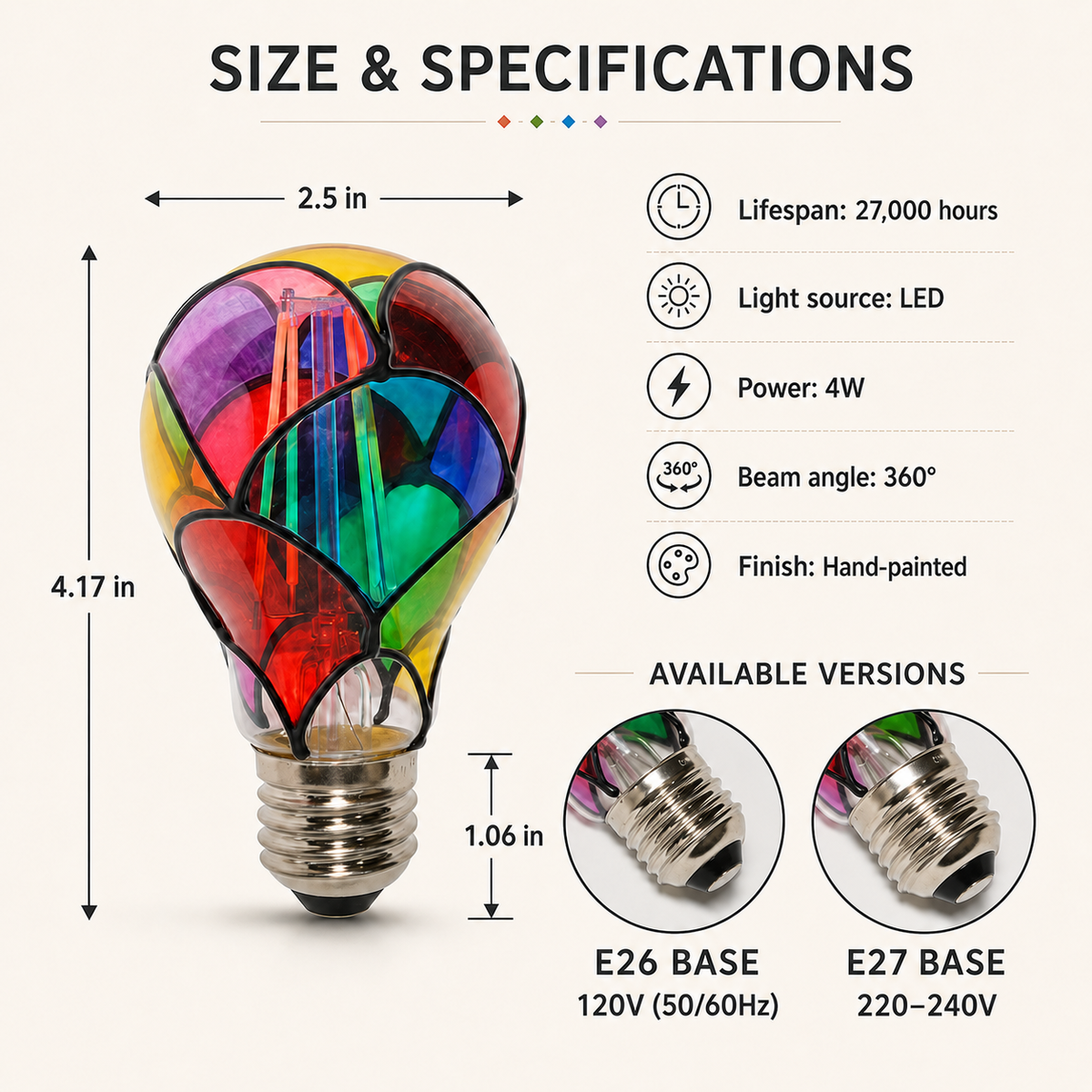The Mosaic Glow Bulb - 4