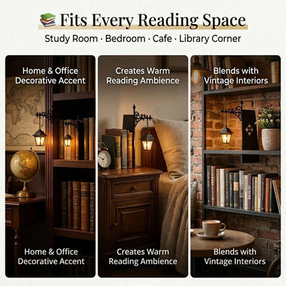 📚Clip‑On Bookshelf Hanging Night Light✨