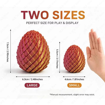 3D Printed Twisted Dragon Egg – Sensory Fidget & Stress Relief Toy