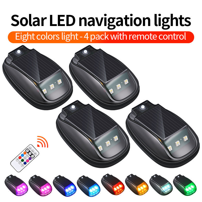 ⚡ Solar RGB Car Roof Strobe Lights – No-Drill Wireless Cab Lights