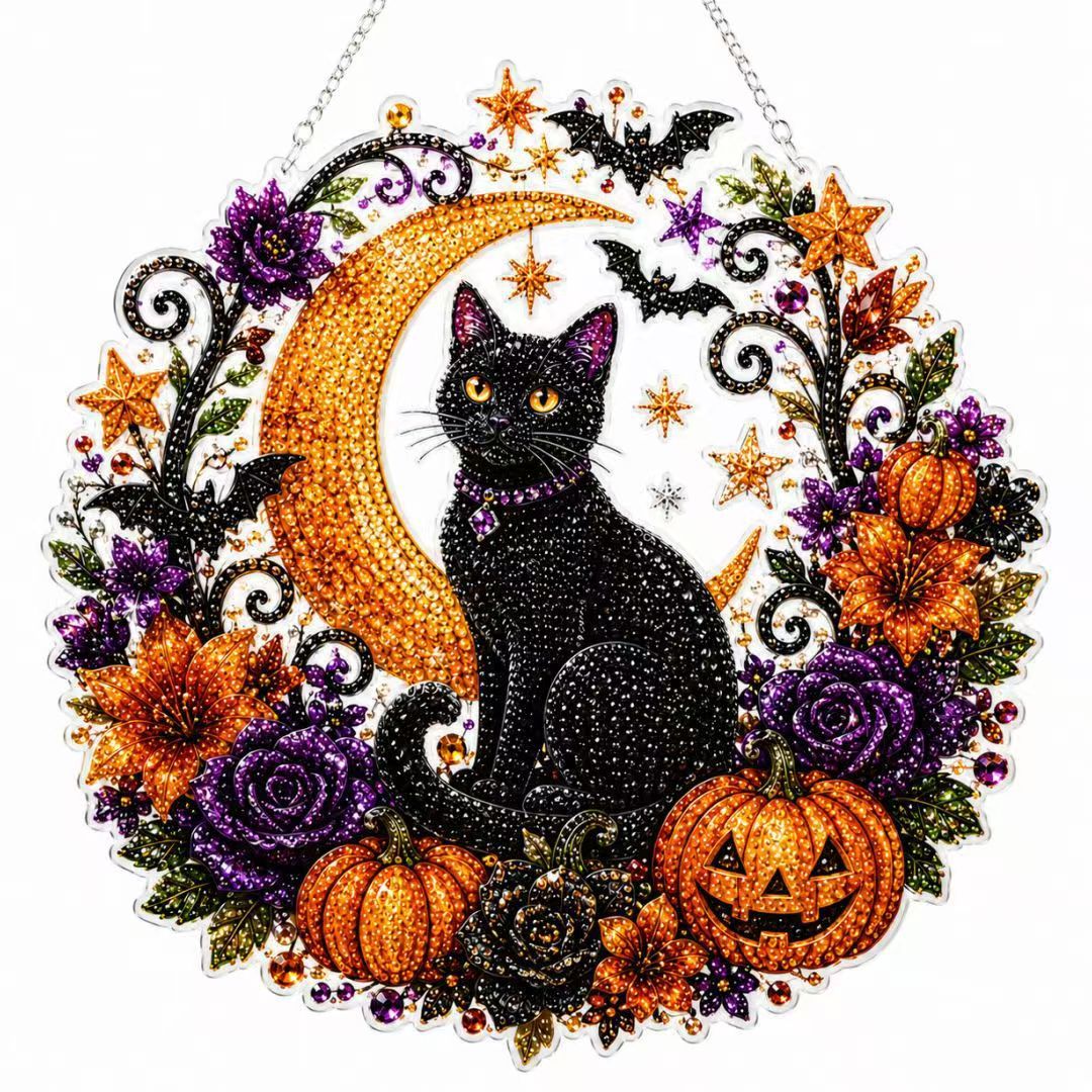 🎃Halloween Jack‑o'‑Lantern Perler Beads DIY Craft Kit, Pumpkin Fuse Bead Set for Kids Halloween Party Decor & Pixel Art Projects