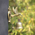 🔔 Vintage Animal Wall Bell – Antique Brass-Style Door & Garden Chime