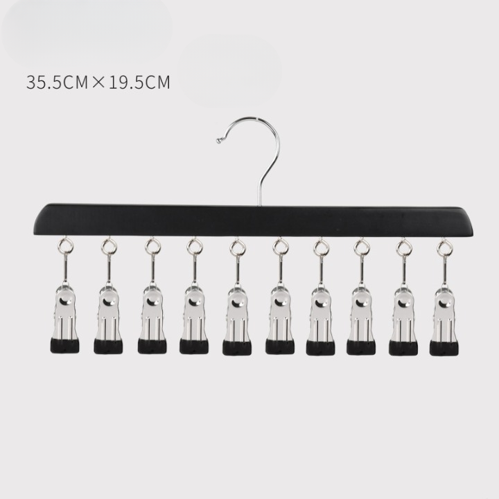🔥Closet Organizer with 10 Clips - Space Saving Hanging Closet Organizer