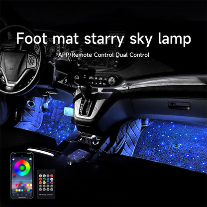 RGBW Starlight Car Floor Mats | APP & Remote Controlled Universal Car Star Floor Mats