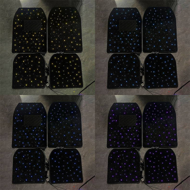 RGBW Starlight Car Floor Mats | APP & Remote Controlled Universal Car Star Floor Mats