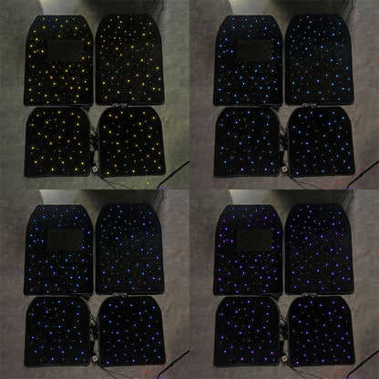 RGBW Starlight Car Floor Mats | APP & Remote Controlled Universal Car Star Floor Mats