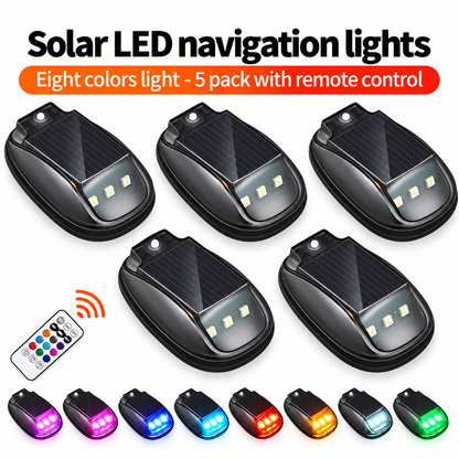 ⚡ Solar RGB Car Roof Strobe Lights – No-Drill Wireless Cab Lights