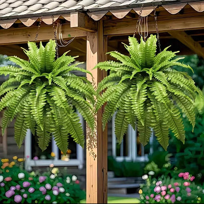 UV Resistant Lifelike Artificial Boston Fern