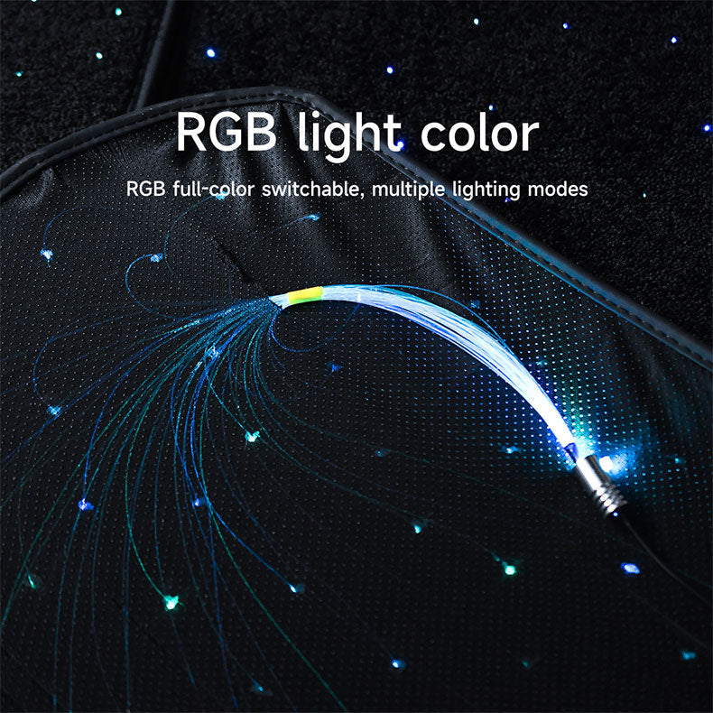 RGBW Starlight Car Floor Mats | APP & Remote Controlled Universal Car Star Floor Mats