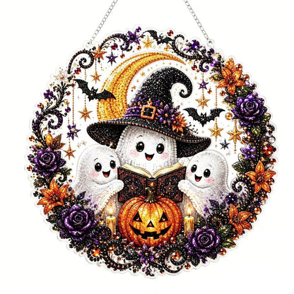 🎃Halloween Jack‑o'‑Lantern Perler Beads DIY Craft Kit, Pumpkin Fuse Bead Set for Kids Halloween Party Decor & Pixel Art Projects