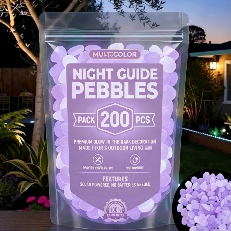 💥LAST DAY SALE 50%OFF💥🌈Colorful Glow-in-the-Dark Garden Stones
