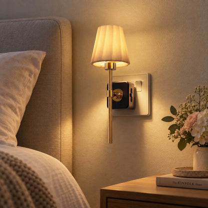 ✨ Decorative Dusk-to-Dawn Plug-In Night Light — 3000K Warm Glow & 0–100% Dimmable