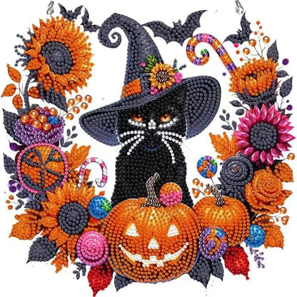 🎃Halloween Jack‑o'‑Lantern Perler Beads DIY Craft Kit, Pumpkin Fuse Bead Set for Kids Halloween Party Decor & Pixel Art Projects