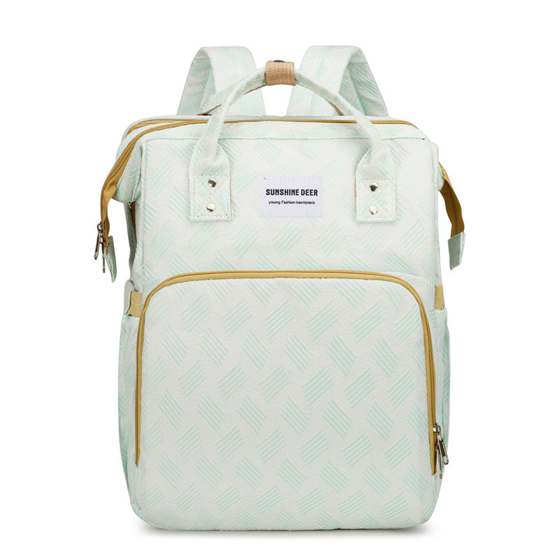 👶  2-in-1 Baby Diaper Bag Backpack – Fold-Out Care Space & Large Storage