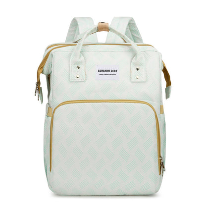 👶  2-in-1 Baby Diaper Bag Backpack – Fold-Out Care Space & Large Storage