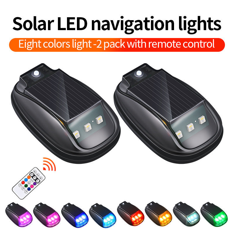 ⚡ Solar RGB Car Roof Strobe Lights – No-Drill Wireless Cab Lights