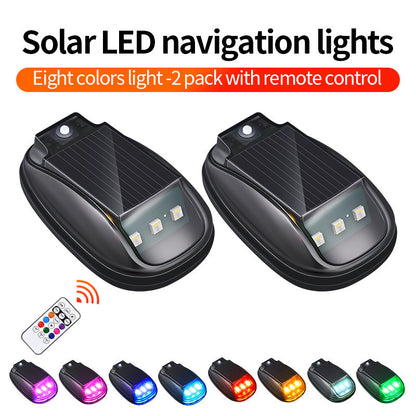 ⚡ Solar RGB Car Roof Strobe Lights – No-Drill Wireless Cab Lights