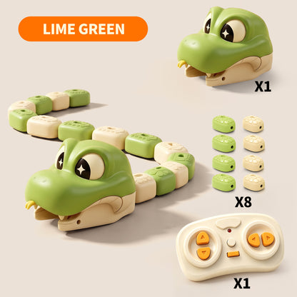 🕹️🙌🏻Magnetic Hungry Snake RC Toy🐍 – Real‑Life Classic Arcade Snake Game,2‑Player Family Kids Game🎮