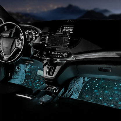 RGBW Starlight Car Floor Mats | APP & Remote Controlled Universal Car Star Floor Mats