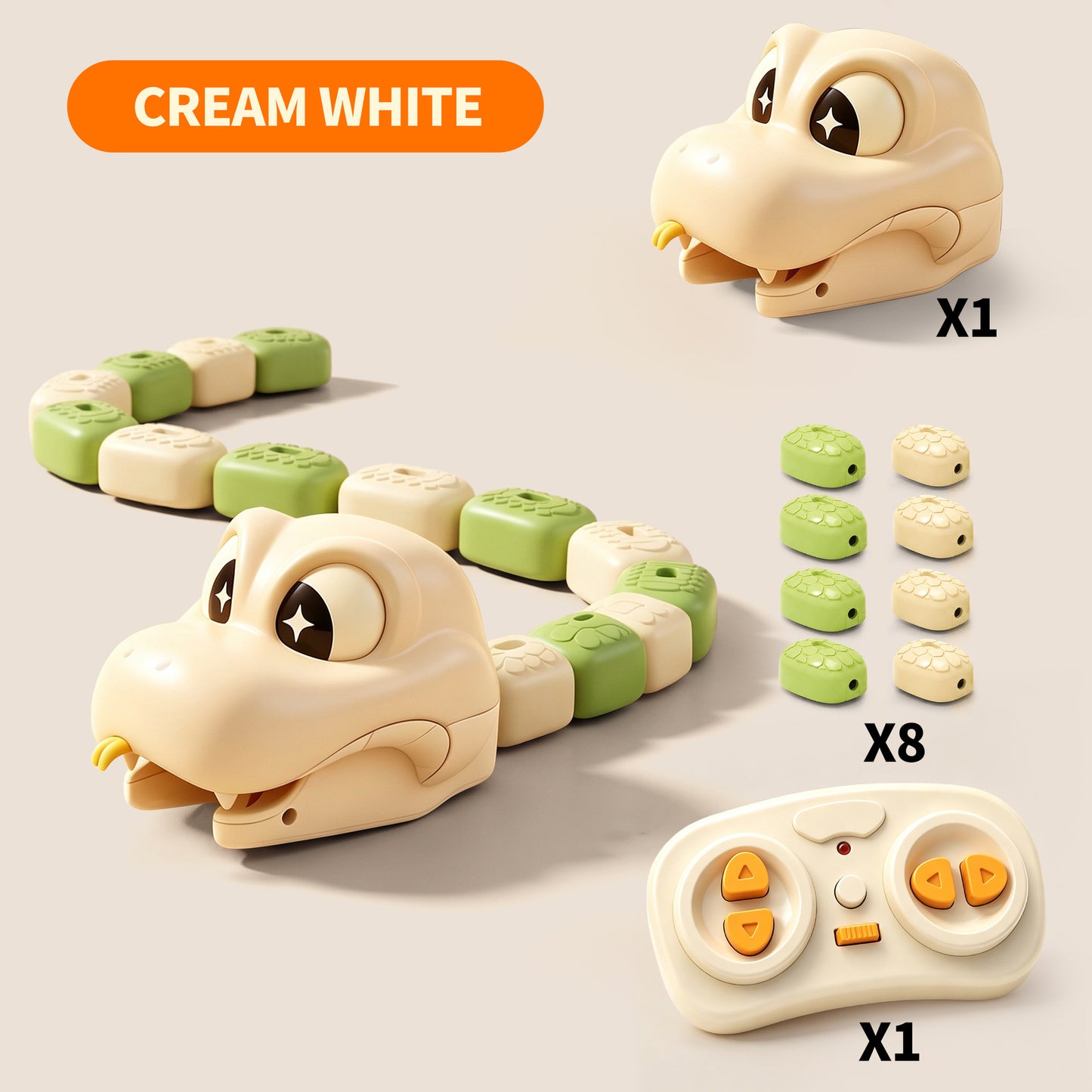 🕹️🙌🏻Magnetic Hungry Snake RC Toy🐍 – Real‑Life Classic Arcade Snake Game,2‑Player Family Kids Game🎮