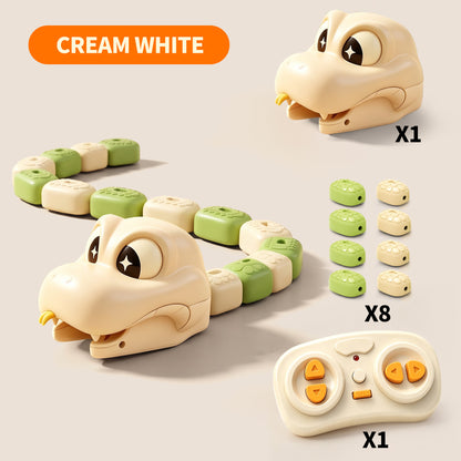 🕹️🙌🏻Magnetic Hungry Snake RC Toy🐍 – Real‑Life Classic Arcade Snake Game,2‑Player Family Kids Game🎮
